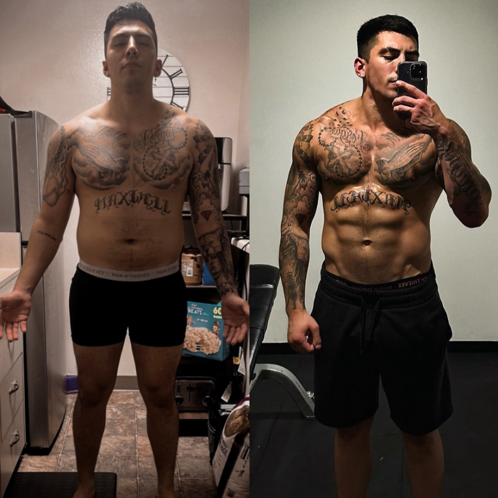 Best personal trainer West Covina client lost weight and gained muscle